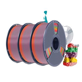 OEM Filamento Para Impresora 3d, Degradado Multicolor, No T&oacute;xico Y Biodegradable, Rainbow Pla 01