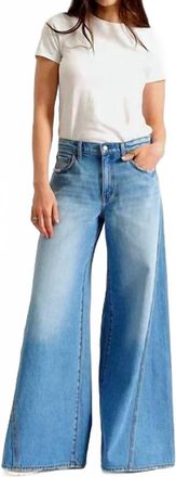 Daze Wilder Ultra Wide Leg Jeans In Pulse
