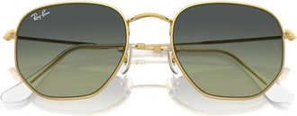 Ray-Ban Hexagonal RB 3548 Zonnebril - unisex - Zonnebrillen - Geel - 54 MM - Accessoires