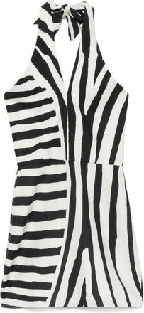 Cala de la Cruz Veneta Mini Dress - Womens - Linen/Flax/Cotton