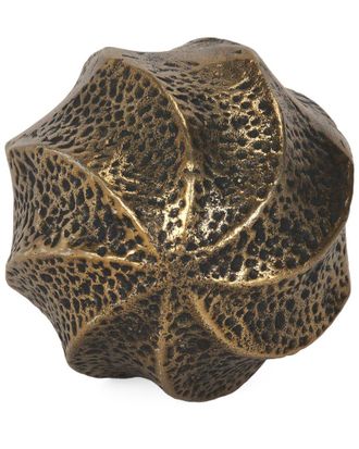 Mercana Imani Small Sculptural Textured Antiqued Metal Decorative Object