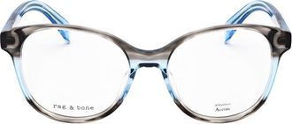 Rag & Bone Ladies Grey Round Eyeglass Frames RNB3068/G-2