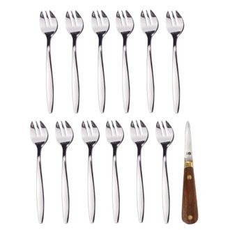 Amefa Juego de ostras Acero inoxidable Acero