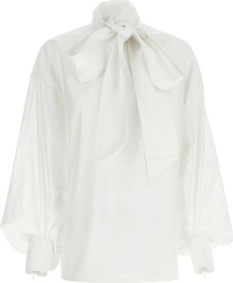 Zimmermann Dames, Blouses & Shirts, Wit, Maat: M Katoen