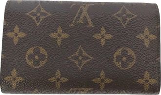 Louis Vuitton Pre-owned Wallets, female, Brown, Size: ONE SIZE Pre-owned Porte Tresor International wallet