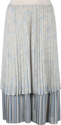 Semicouture Skirts - Dames - Midirokken - Blauw - M - Rokken