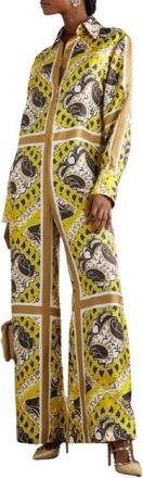 Valentino Garavani Valentino Silk Twill Bandana Jumpsuit Size S