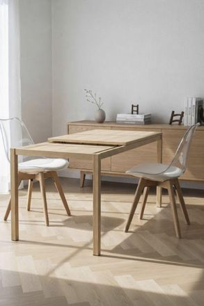 Regalos Miguel Mesas Comedor - Mesa Dino Extensible 120-180 Cm - Madera Natural
