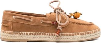 Aquazzura Schoenen, Dames, Bruin, 37 EU, Loafers