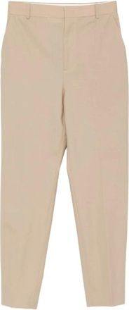 Moschino Tailored Broeken - Dames - Broeken - Bruin - Maat: M Zijde