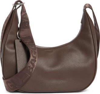 Baggu Small Recycled Leather Crescent Bag in Brown at Nordstrom Rack