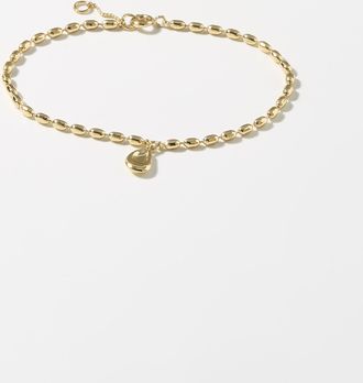 Simons Womens Oval medallion bubble-link bracelet