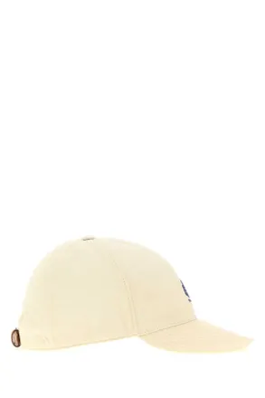 Prada Mens Cream Cotton Baseball Cap Sabbia Cappelli Hat