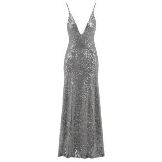 Aniye By Witte Jurk voor Vrouwen - Dames - Maxi kleedjes - Grijs - S - Kleedjes