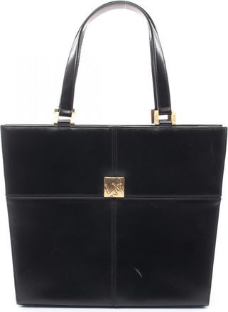 Saint Laurent Black Leather Handbag Tote Bag (Pre-Owned)
