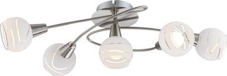 Globo Lighting Plaf&oacute;n - N&iacute;quel - Elliott - Metal - E14 - 54341-5o - Globo