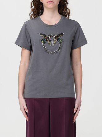 Pinko T-shirt Quentin in jersey con logo Pinko Love Birds