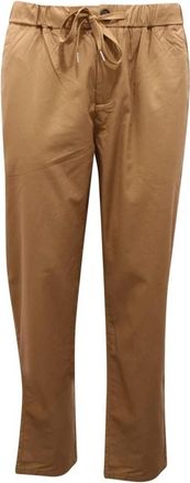 Sun 68 Trekkoord Kameelbroek - Heren - Straight fit broeken - Beige - L - Broeken