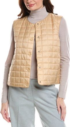Lafayette 148 New York Reversible Crewneck Quilted Vest