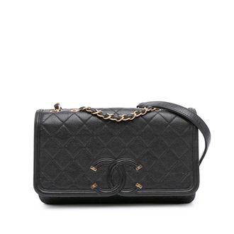 Chanel Gequilted Leren Schoudertas