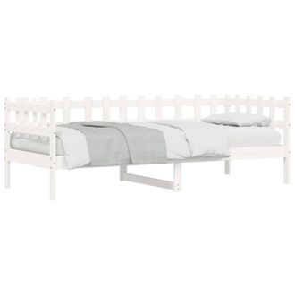Berkfield Home Beautiful Day Bed White 80x200 cm Solid Wood Pine
