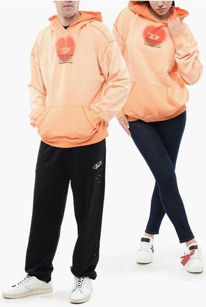 Diesel RED TAG UNISEX Brushed Cotton S-BOXT-HOOD-N10 Hoodie with D- size M