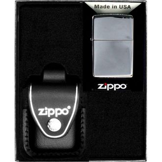 OEM Juego De Encendedores Zippo Cromados De Alto Brillo, Regalo N.&deg; 3