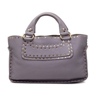 Celine Pre-owned Celine Studded Calfskin Boogie Handbag Ladies CE00/14