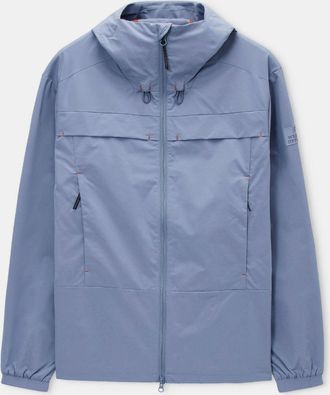 Weekend Offender Mens Ergotek Windbreaker Jacket in Blue Nylon - Size X-Small