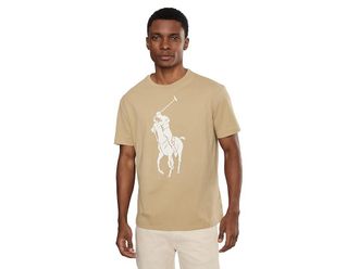 Polo Ralph Lauren Classic Fit Big Pony Jersey T-Shirt Mens Clothing Vintage Khaki : 2XL, Cotton