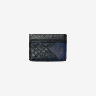 Burberry Check Intarsia Card Case