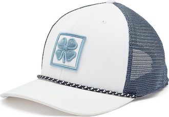 Black Clover Granite 4 Adjustable Hat Baseball Caps White/Navy Mesh, Polyester/Spandex