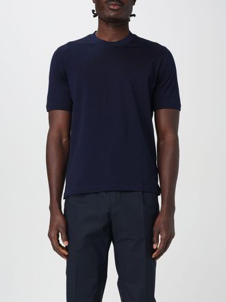 Tシャツ・カットソー ZANONE DARK BLUE COTTON T-SHIRT Zanone Navy Blue Cotton T-shirt シャツ 通販 | italist