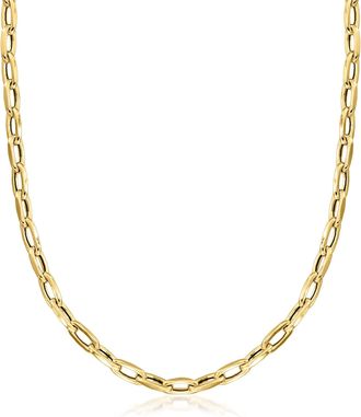 Ross-Simons Italian 3mm 14kt Yellow Gold Cable-Chain Necklace