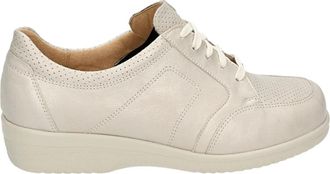 Ganter Beige Sportieve Lage Damesschoenen - Dames - Sneakers - Beige - 40 1/2 EU - Leer - Schoenen