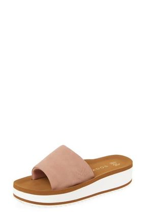 Malvados Gwen Platform Slide Sandal in Dusk at Nordstrom, Size 10