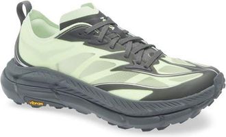 Hoka One One Mafate Speed 4 Lite Sneaker in Luna Moth/Cosmic Grey at Nordstrom, Size 11.5