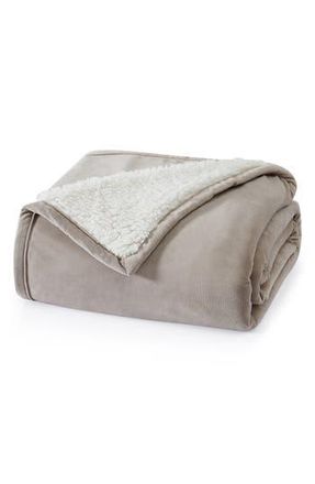 UGG Bliss Fuzzy Throw in Oyster at Nordstrom Rack