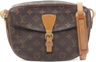 Louis Vuitton Geneuille schoudertas met monogram-canvas en gesp - Bruin
