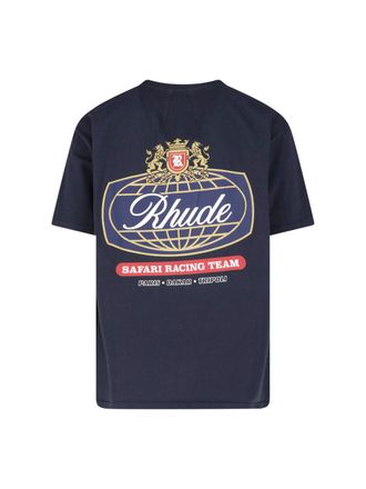 Rhude Mens T-Shirts And Polos Black Cotton
