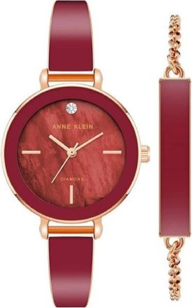 Anne Klein Womens Classic Red Dial Watch