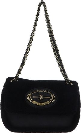 U.S.Polo Association Holly Small Flap Shoulder Bag Black