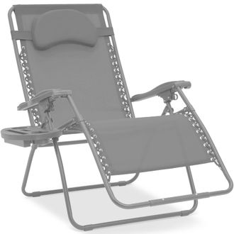 Best Choice Products Oversized Zero Gravity Chair, Folding Outdoor Patio Lounge Recliner w/ Cup Holder