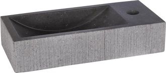 Differnz Ribble Fontein Bombai black natuursteen 38 x 18 x 8 cm