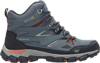 Regatta Mens Holcombe III Walking Boots (Dark Storm/Brick) - Grey/Orange - Size UK 9.5