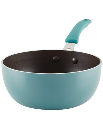 Rachael Ray Cook + Create Aluminum Nonstick Saucier Pan, 3-Quart