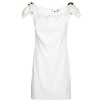 Elisabetta Franchi Short Dresses, female, White, Size: L Abito