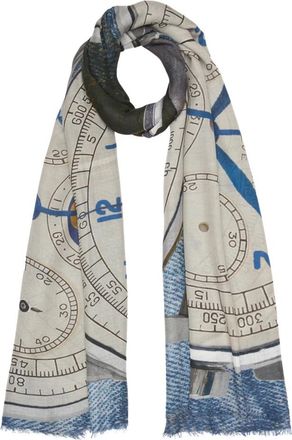 Faliero Sarti Modal-Kasjmier Sjaals - Dames - Zijden sjaals - Veelkleurig - ONE Size - Kasjmier - Accessoires