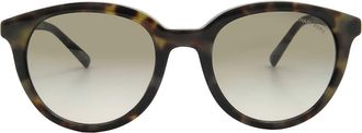 Michael Kors Big Bend Olive Gradient Oval Ladies Sunglasses MK2227 39433M 53