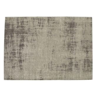 Maisons du monde Alfombra vintage tejida en jacquard gris, 155x230